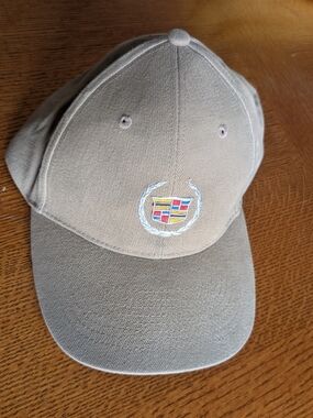 Vintage 90's Cadillac Cap America Khaki 100% Cotton Baseball Hat